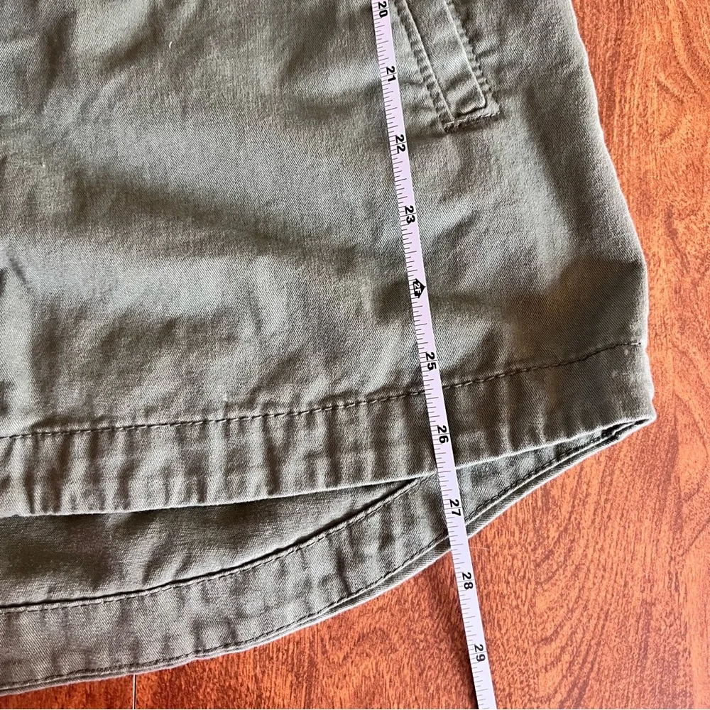 Old Navy Army Green Zipper snap Button Front Hoody Jacket kids size XL (14)
